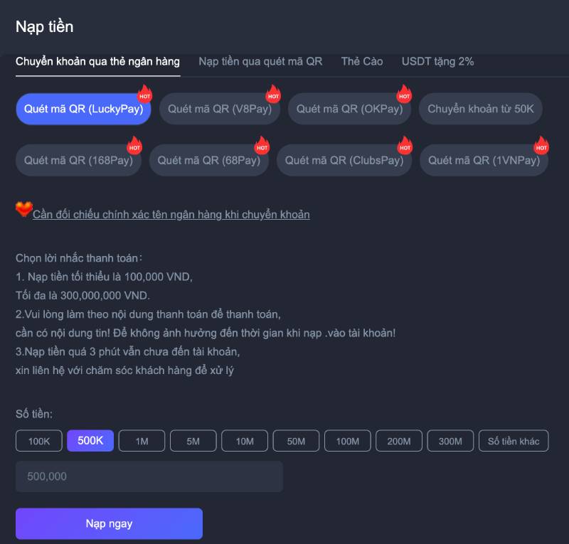 EE88 - Nhà cái ee88 casino link đăng nhập trang chủ tháng 9/2025 ee88.mov 64 Nạp tiền qua chuyển khoản ngân hàng